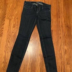 Express jeans dark wash size 6L